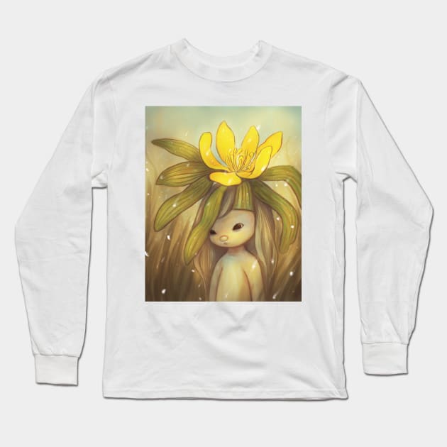 Winter Aconite Long Sleeve T-Shirt by selvagemqt